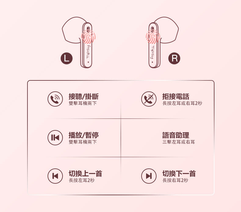 K1 真無線立體聲超長續航藍牙耳機